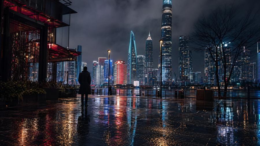 母狗城市夜景短视频拍摄视频教程